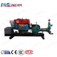 Single Cylinder Diesel Drive Piston Type Mud Pump Cement Mortar Pump